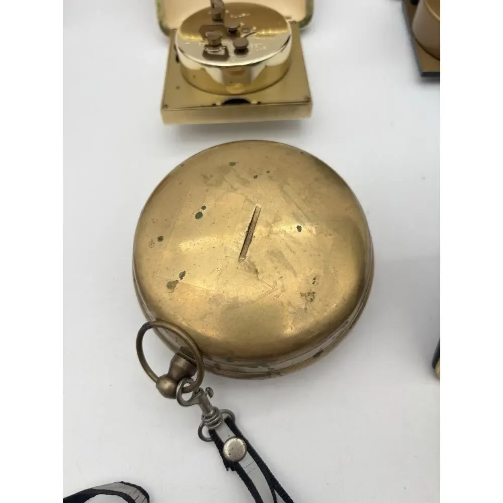 Lot Of 6 Vintage Travelers Alarm Clocks And Other Clocks For Parts And Repair